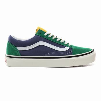 Damske Tenisky Vans Anaheim Factory Old Skool 36 DX Tyrkysové/Námornícka Modrá VA49FHCAD